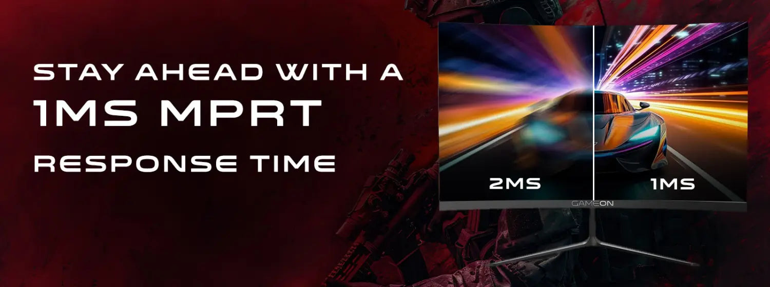 Gameon Goc24f120va Pro Series 24’’ Fhd 120hz Mprt 1ms Hdmi 2.1 Va Panel Curved Gaming Monitor (supports Ps5) - Black