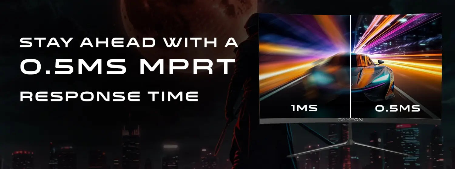 Gameon Goc24f180va Pro Series 24’’ Fhd 180hz Mprt 0.5ms Hdmi 2.1 Va Panel Curved Gaming Monitor (supports Ps5) - Black