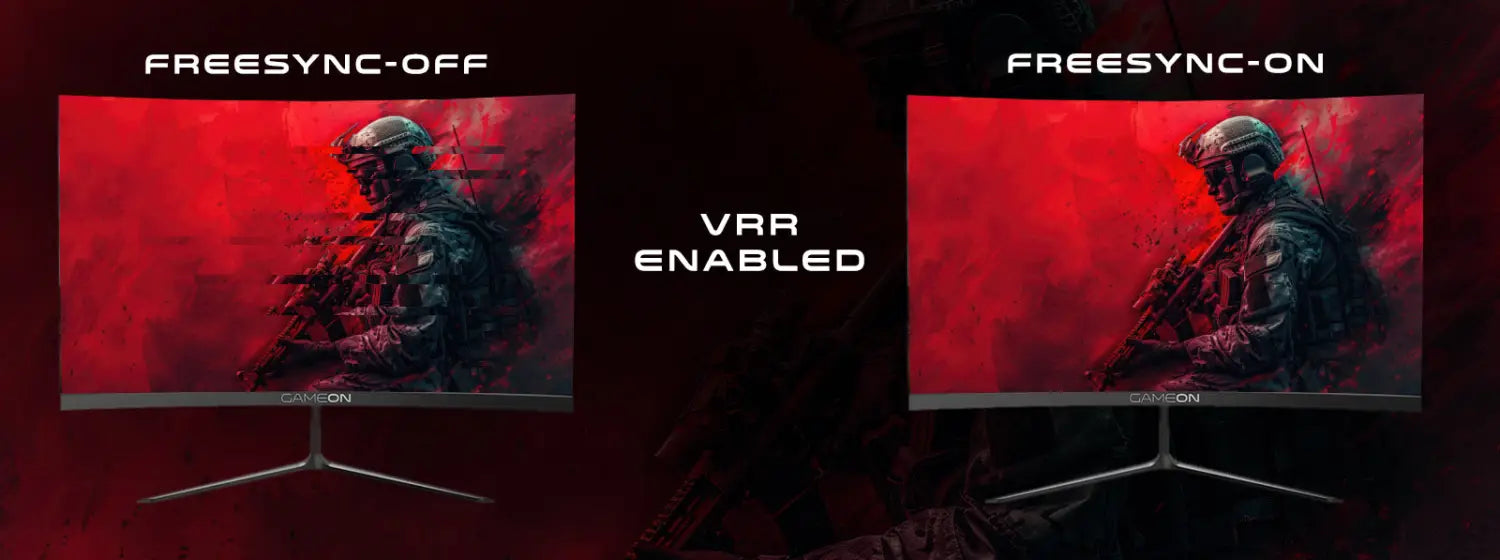 Gameon Goc24f120va Pro Series 24’’ Fhd 120hz Mprt 1ms Hdmi 2.1 Va Panel Curved Gaming Monitor (supports Ps5) - Black