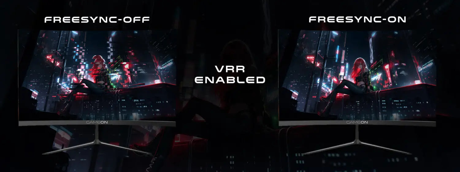 Gameon Goc27f120va Pro Series 27’’ Fhd 120hz Mprt 1ms Hdmi 2.1 Va Panel Curved Gaming Monitor (supports Ps5) - Black