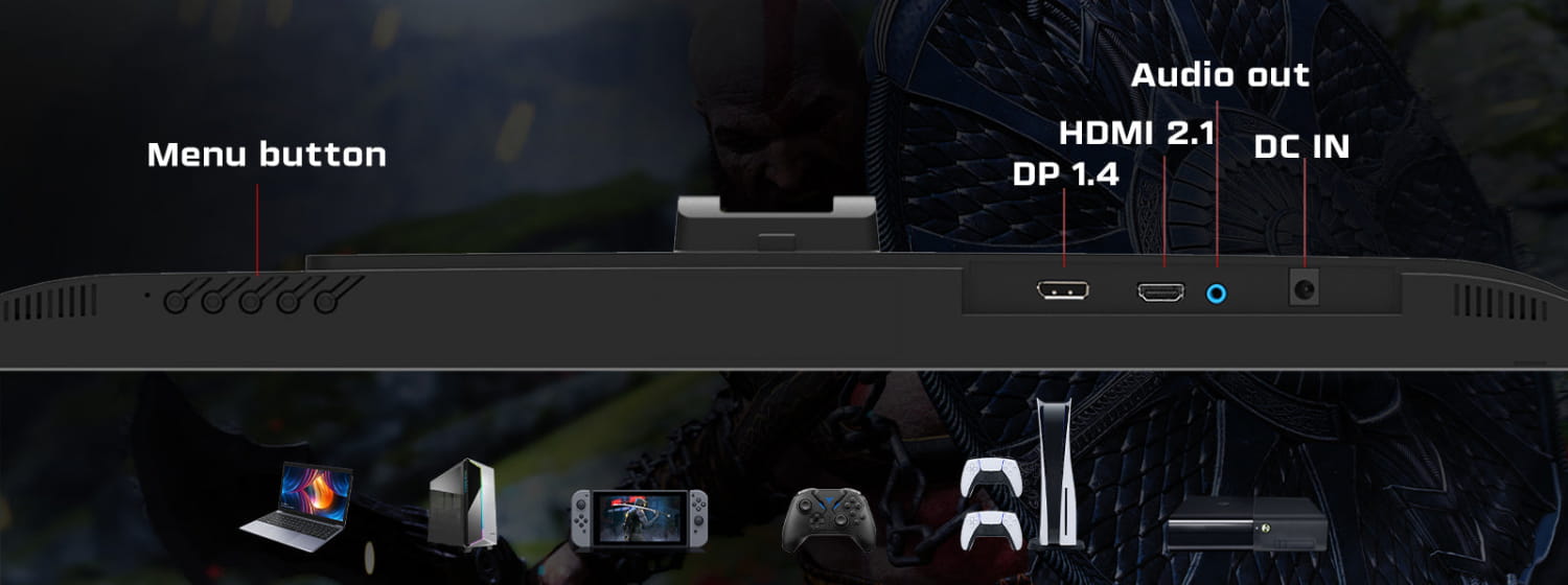 Gameon Goesp27240ips Esports Series 27’’ Fhd 240hz Mprt 0.5ms Hdmi 2.1 Fast Ips Gaming Monitor (supports Ps5) - Black