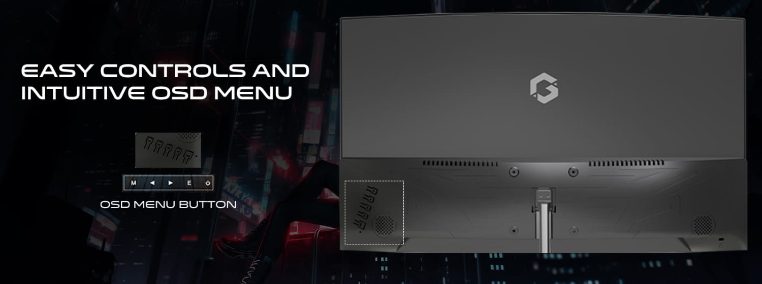 Gameon Goc27f120va Pro Series 27’’ Fhd 120hz Mprt 1ms Hdmi 2.1 Va Panel Curved Gaming Monitor (supports Ps5) - Black