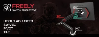 Gameon Gom27fhd190ips Midnight Pro x Series 27’’ Fhd 190hz Mprt 0.5ms Fast Ips Gaming Monitor (support Ps5) with Stand