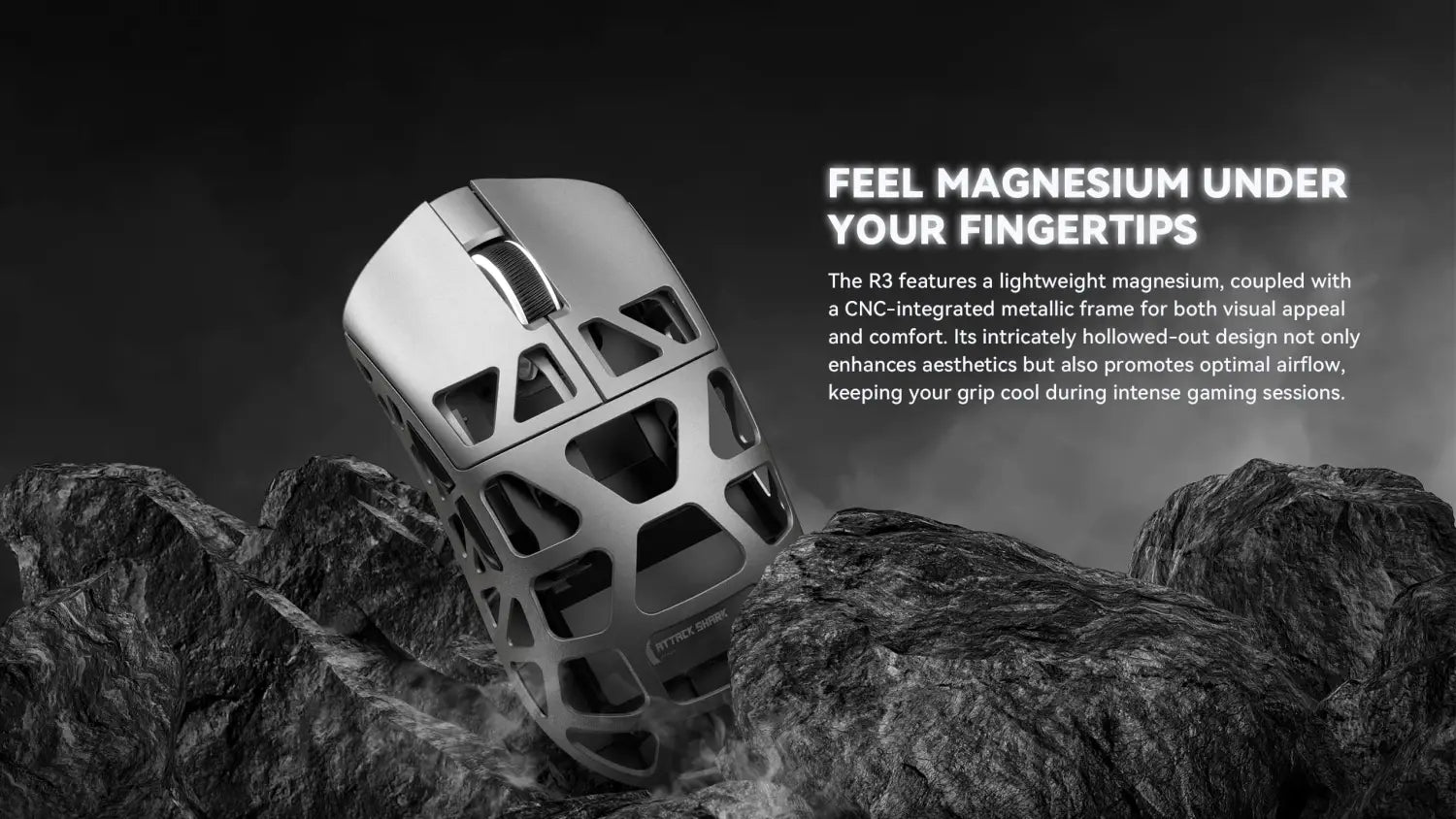 ATTACK SHARK R3 Magnesium Alloy Gaming Mouse 8K