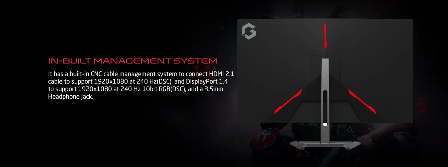 Gameon Gop32fhd240va Premium Series 32’’ Fhd 240hz 1ms Hdmi 2.1 Va Panel Gaming Monitor (supports Ps5) - Black