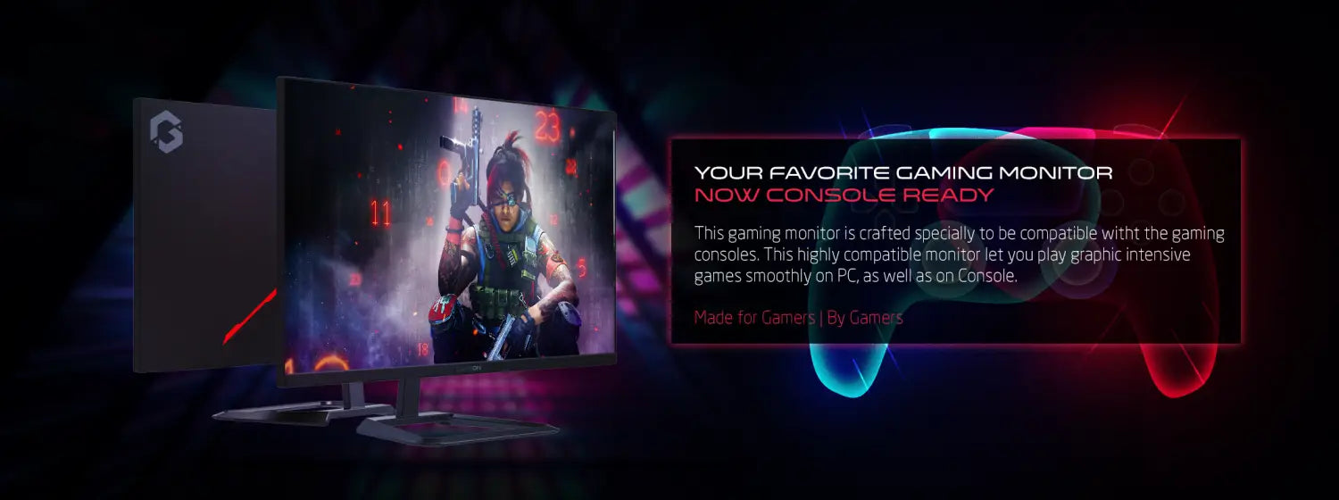 Gameon Gop32fhd240va Premium Series 32’’ Fhd 240hz 1ms Hdmi 2.1 Va Panel Gaming Monitor (supports Ps5) - Black