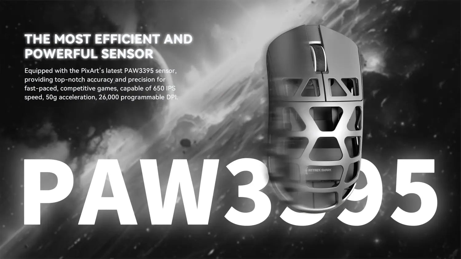 ATTACK SHARK R3 Magnesium Alloy Gaming Mouse 8K