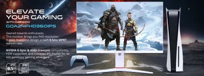 Gameon Goa24fhd360ips Artic Pro Series 24’’ Fhd Gaming Monitor 360hz Refresh Rate 0.5ms Mprt Hdmi 2.1 Fast Ips Panel