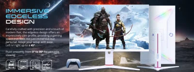 Gameon Goa24fhd360ips Artic Pro Series 24’’ Fhd Gaming Monitor 360hz Refresh Rate 0.5ms Mprt Hdmi 2.1 Fast Ips Panel