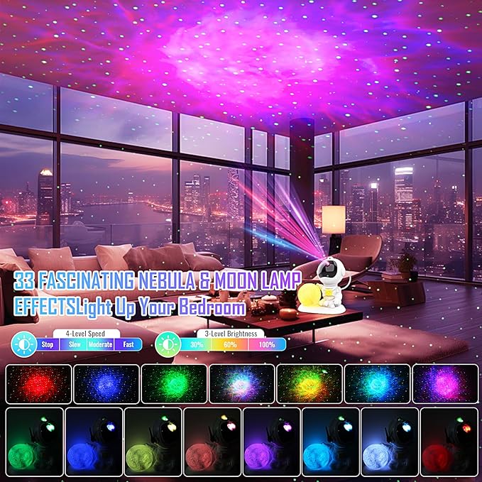 Astronaut Galaxy Projector 3 in 1 - Lights