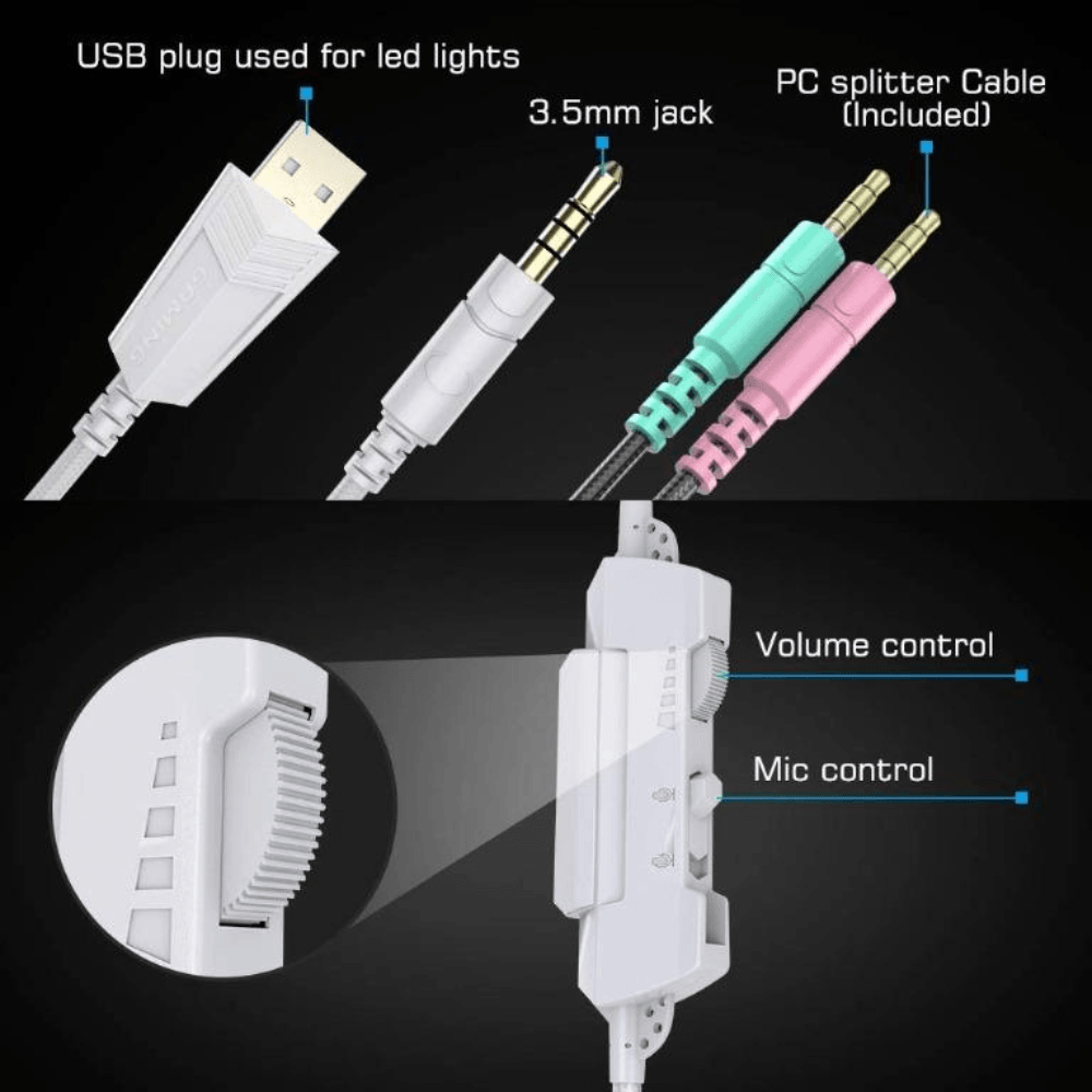 BEEXCELLENT GM 500 Gaming Headphones Audio