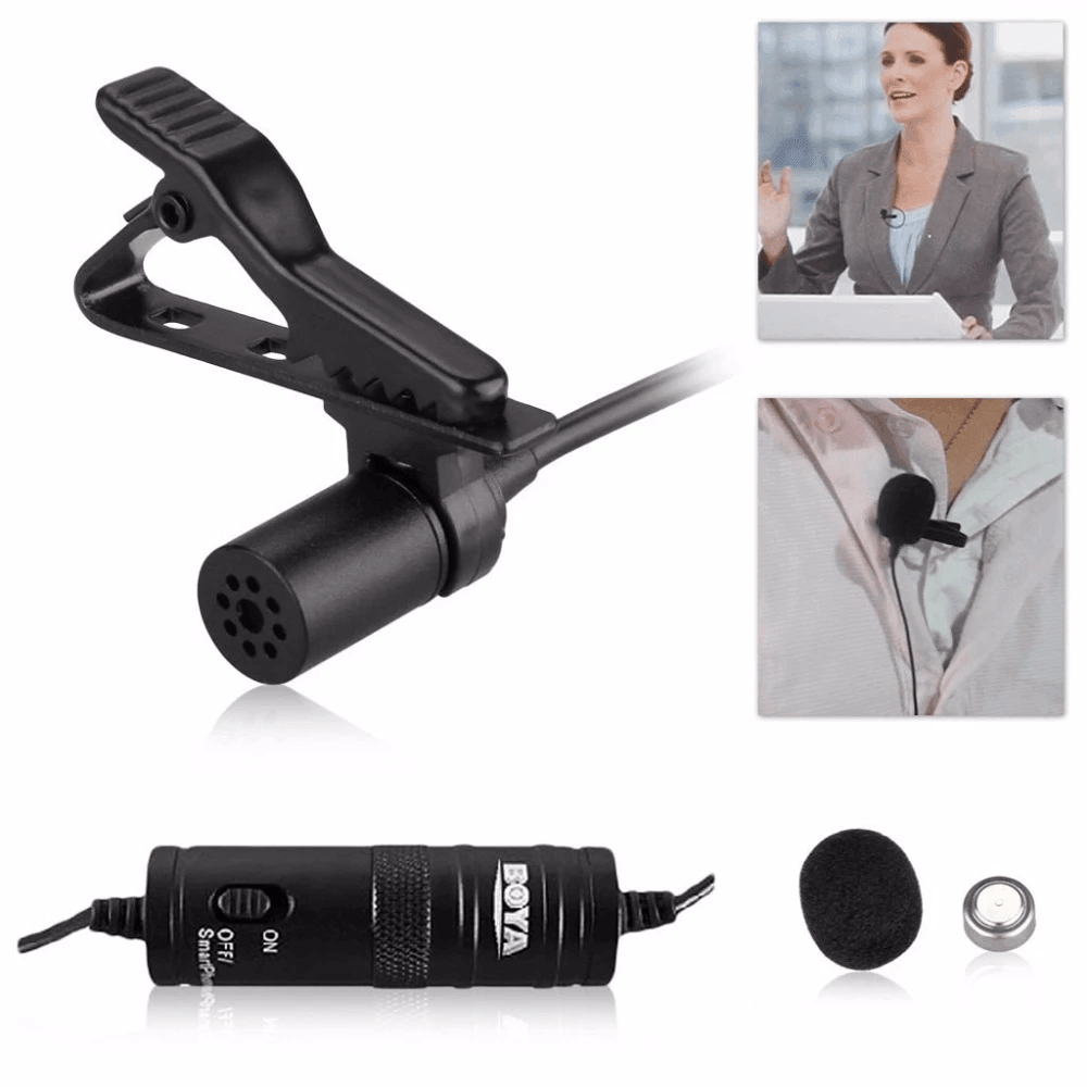 BOYA BY M1 Omnidirectional Lavalier Microphone Streaming