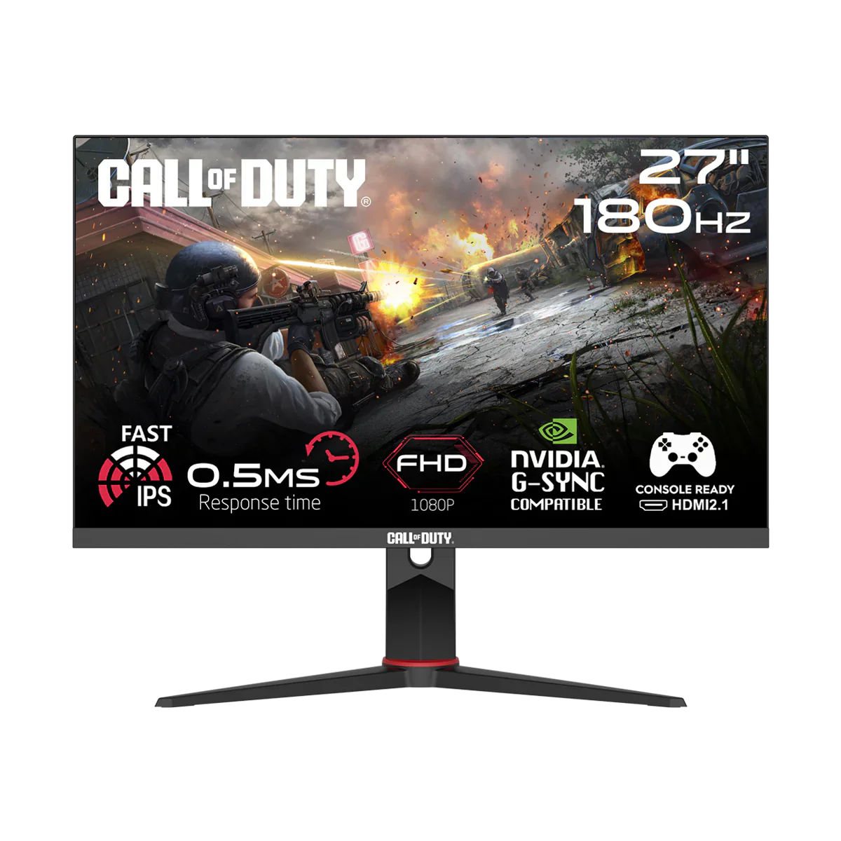 Call of Duty Officially Licensed Cod27fhd180ips 27 Inch Gaming Monitor – Fhd 1080p Gaming Monitor 180hz Ips 0.5ms