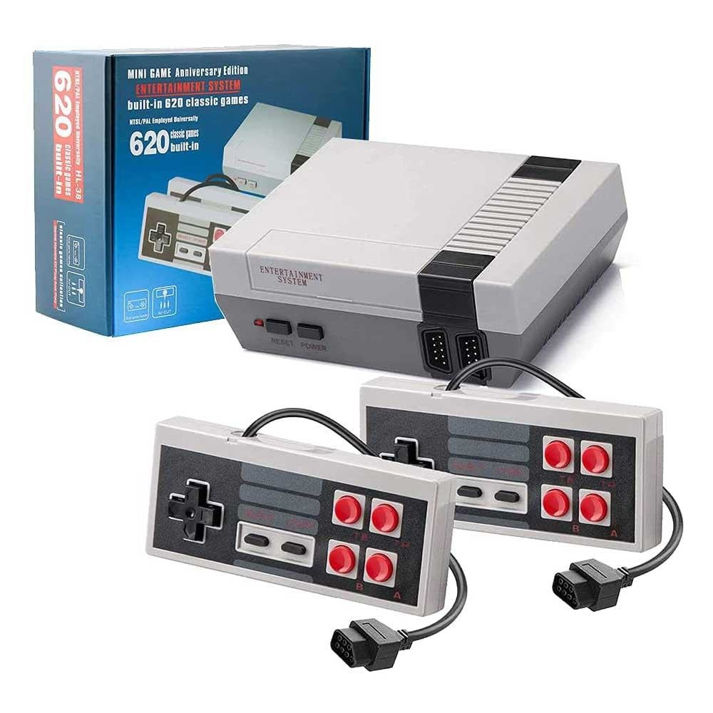Classic Retro Game Console Mini Video Game Consoles with 620 Games AV Output