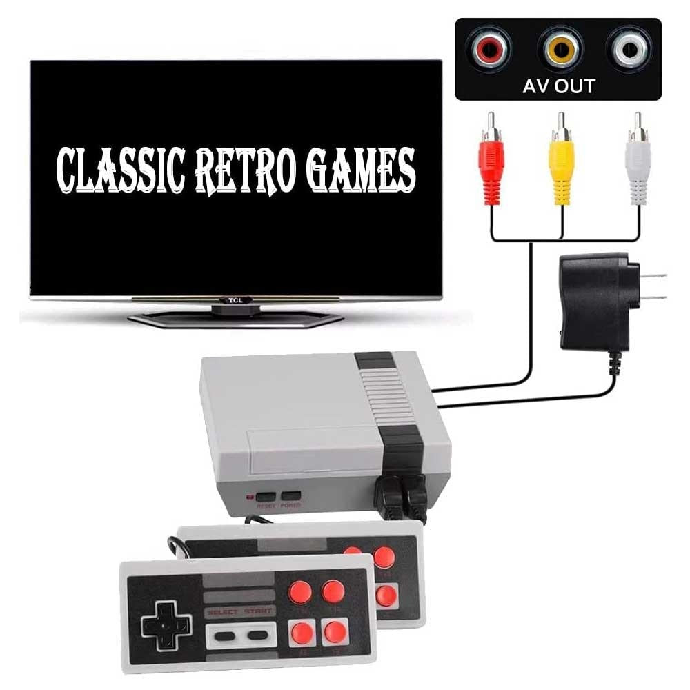Classic Retro Game Console Mini Video Game Consoles with 620 Games AV Output