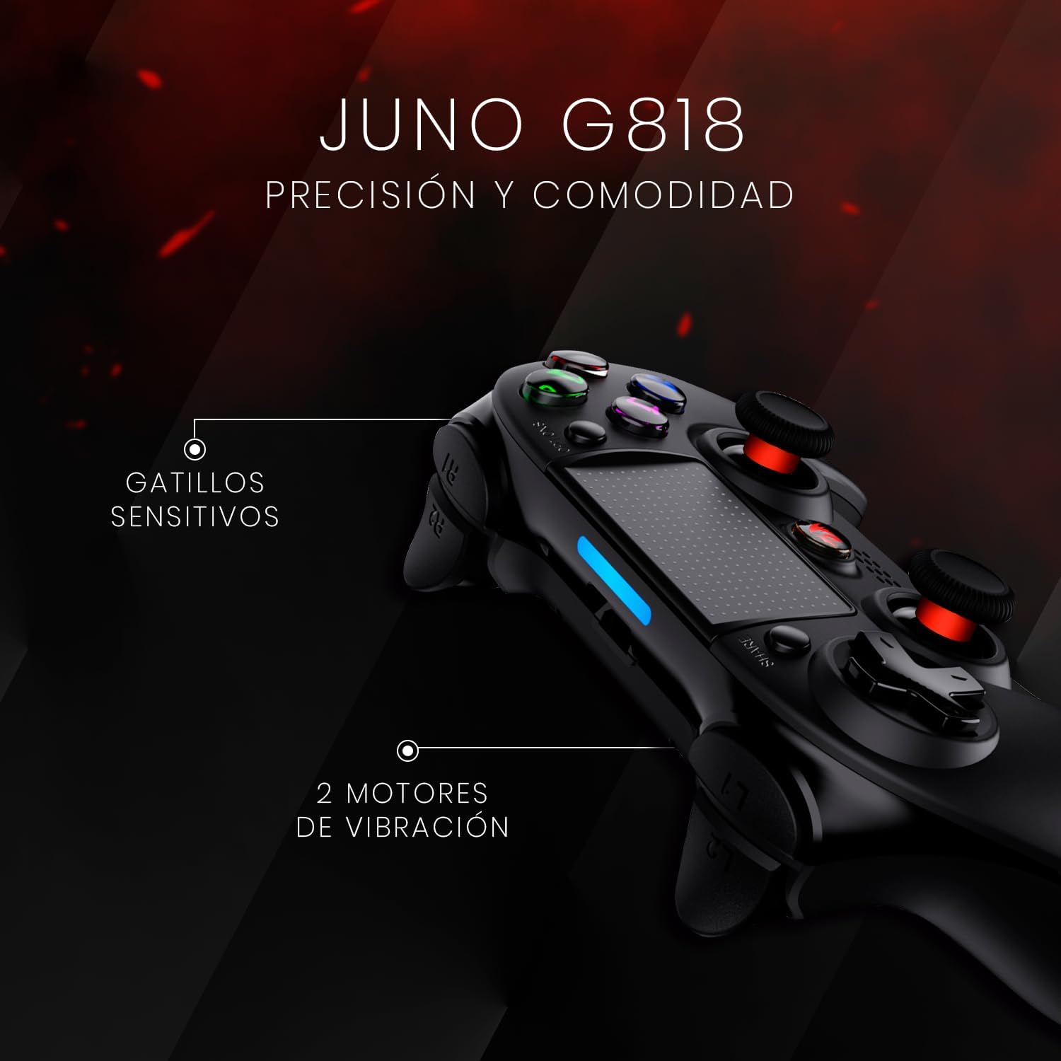 Control Gamer Redragon Juno G818 Wireless Bluetooth Console