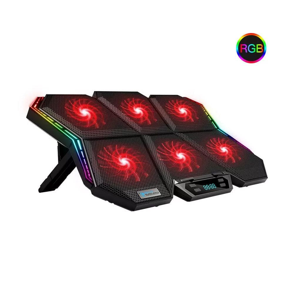 COOLCOLD K40 RGB Laptop Cooler 6 fan Cooling Stands