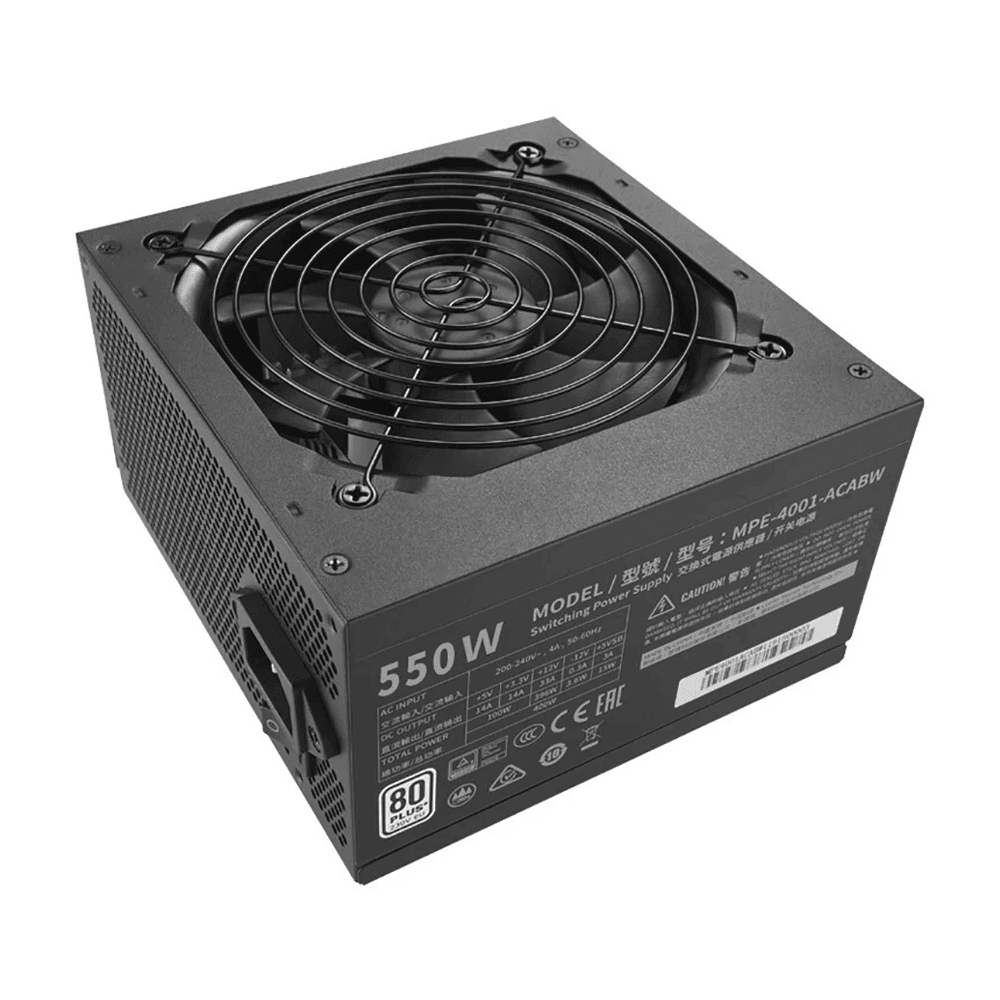 Cooler Master Thunderclap MWE 550W Power Supply Coolers & Power Supply