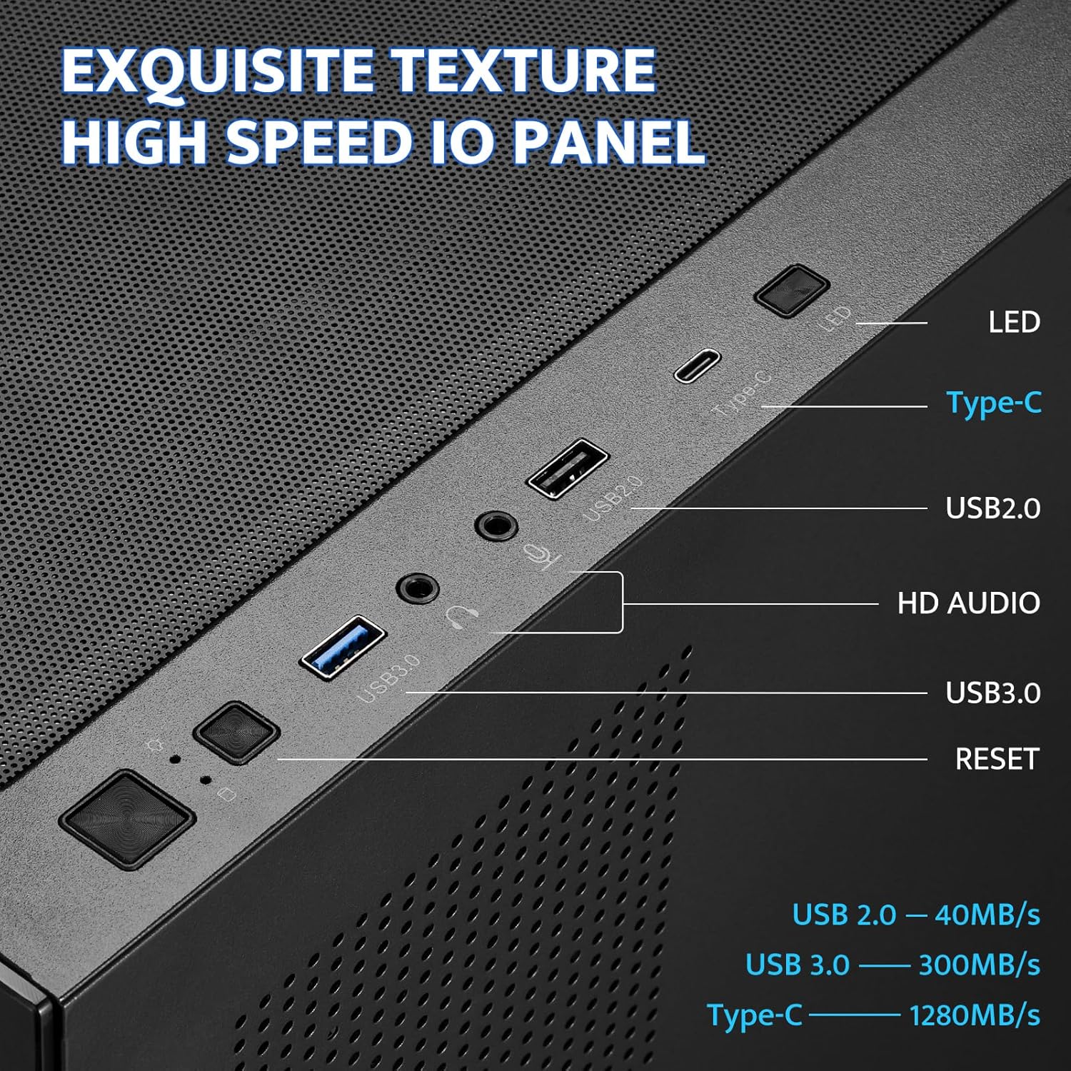 DarkFlash (DS900) ATX Mid Tower PC Case 6fan ARGB Tower Case & Monitor