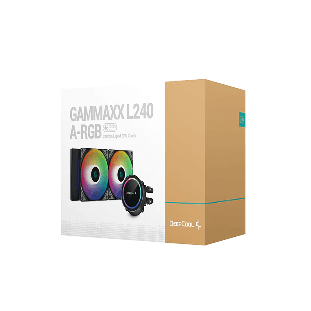 DeepCool’ GAMMAXX L240 A RGB Liquid Cooling System Coolers & Power Supply