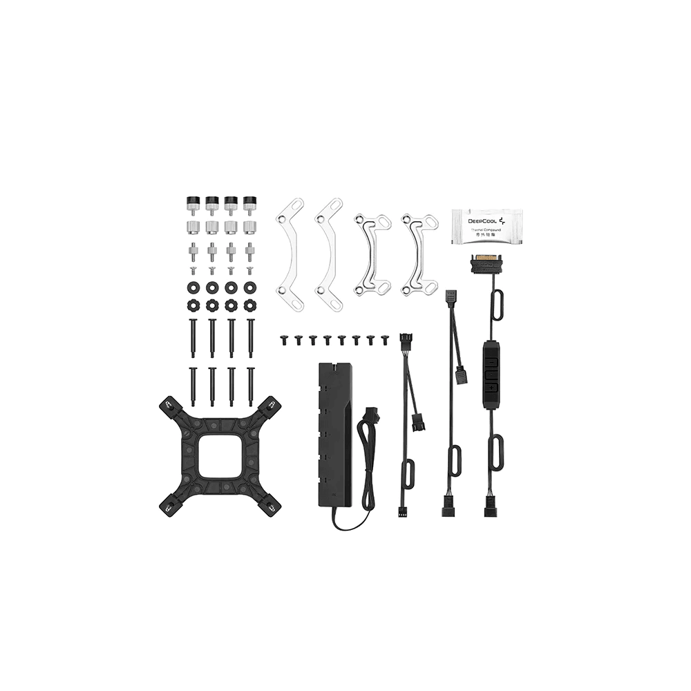 DeepCool’ GAMMAXX L240 A RGB Liquid Cooling System Coolers & Power Supply