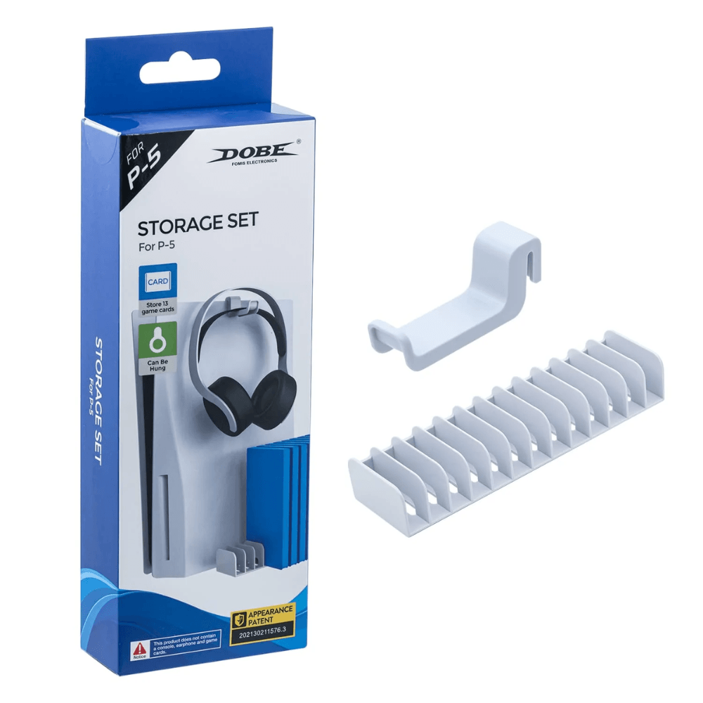 DOBE HEADSET STORAGE SET WITH GAME DISC RACK FOR PS5 (TP5 2509) Console