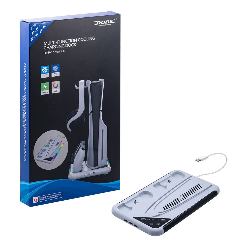 DOBE TP5 3557 Multifunctional Cooling Stand Controller Charger Headphone Hook