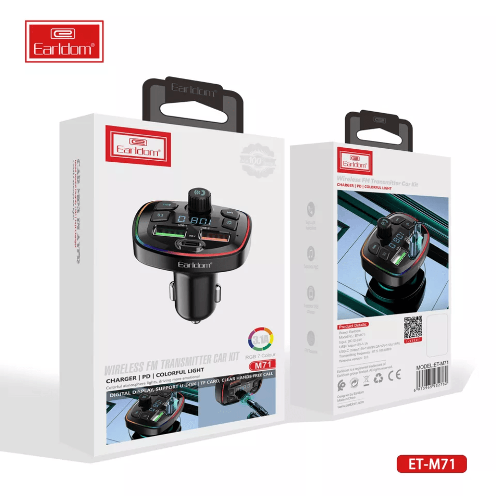 EARLDOM Dual USB 3.0 A Car Charger MP3 Audio Player Cables & Chargers