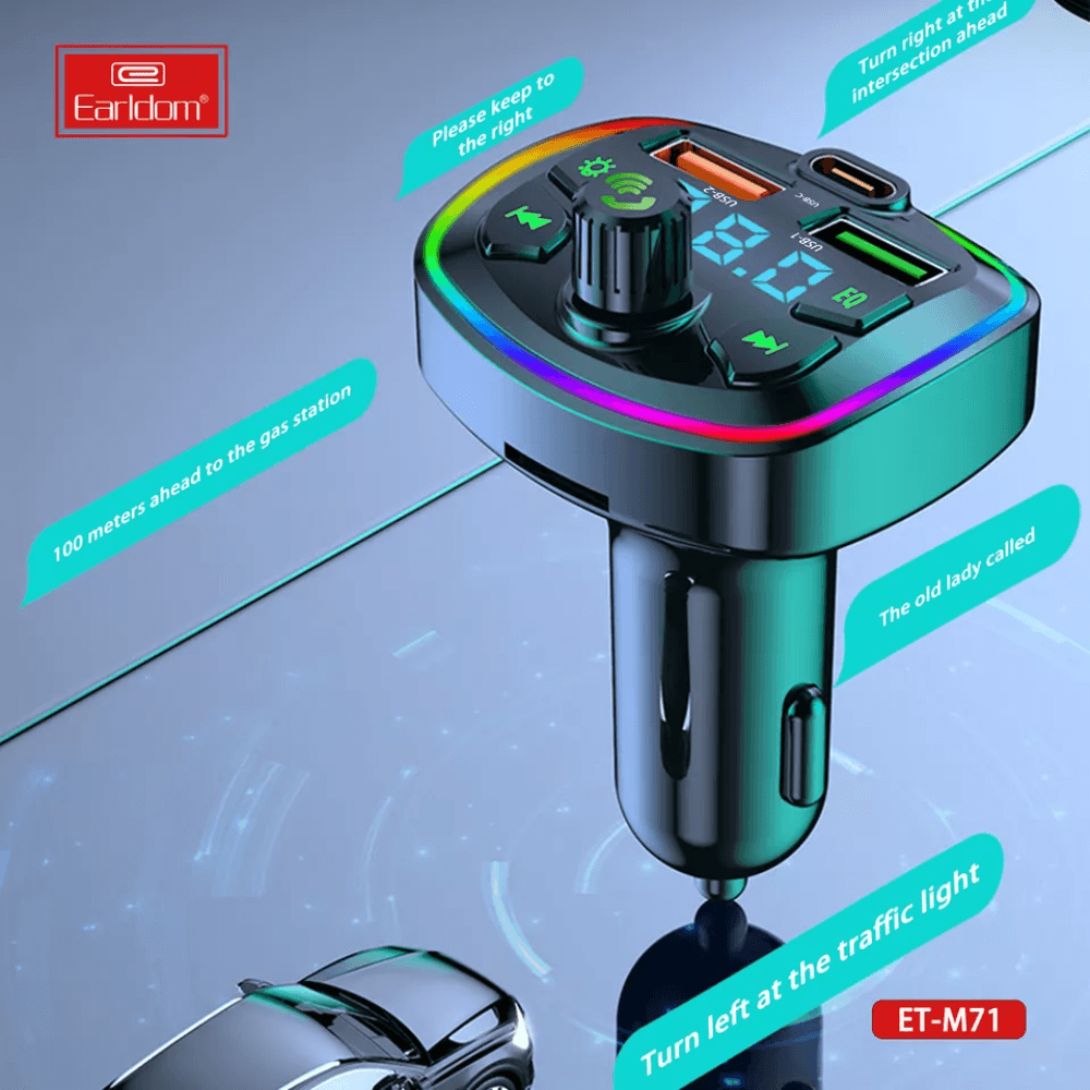 EARLDOM Dual USB 3.0 A Car Charger MP3 Audio Player Cables & Chargers