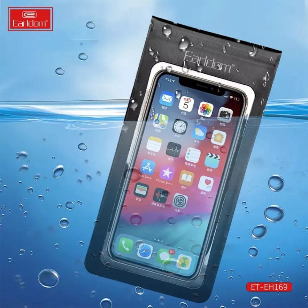 EARLDOM EH169 Bike Handlebar Phone Holder Pouch Bag Waterproof Cables & Chargers