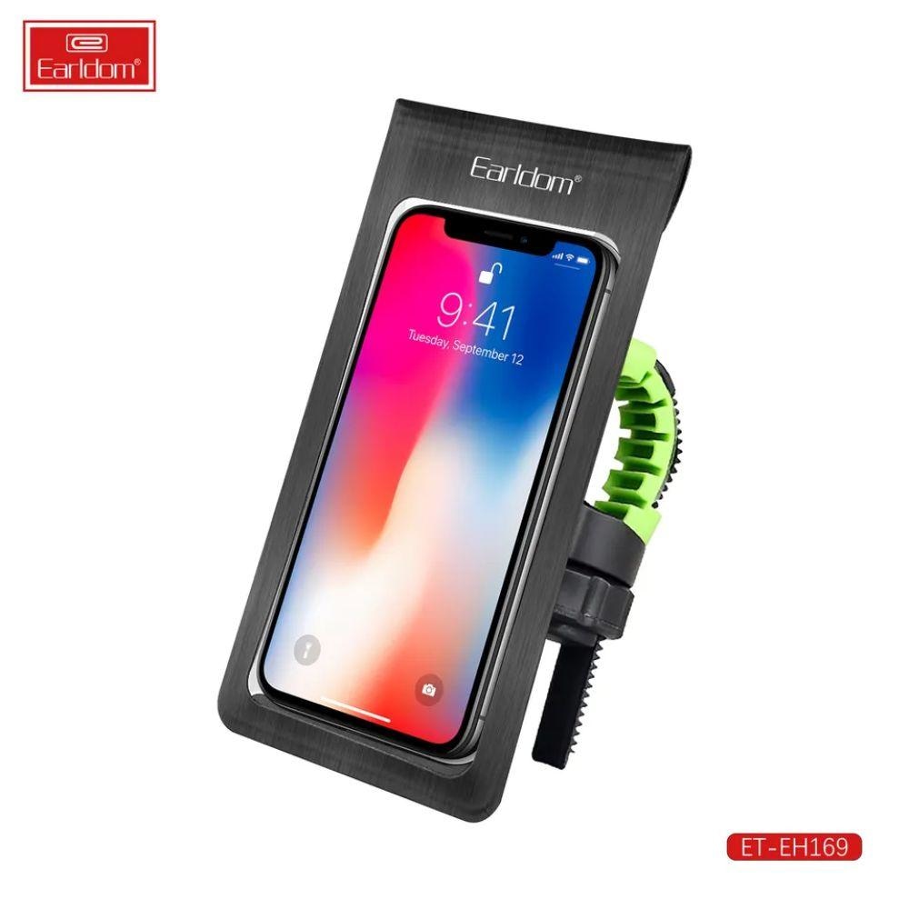 EARLDOM EH169 Bike Handlebar Phone Holder Pouch Bag Waterproof Cables & Chargers