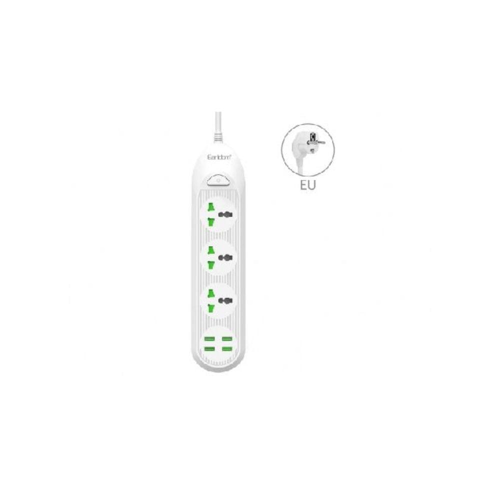 Earldom Earldom ES SC03 Power Socket 4USB 2500W / 2.1A 200CM EU Cables &