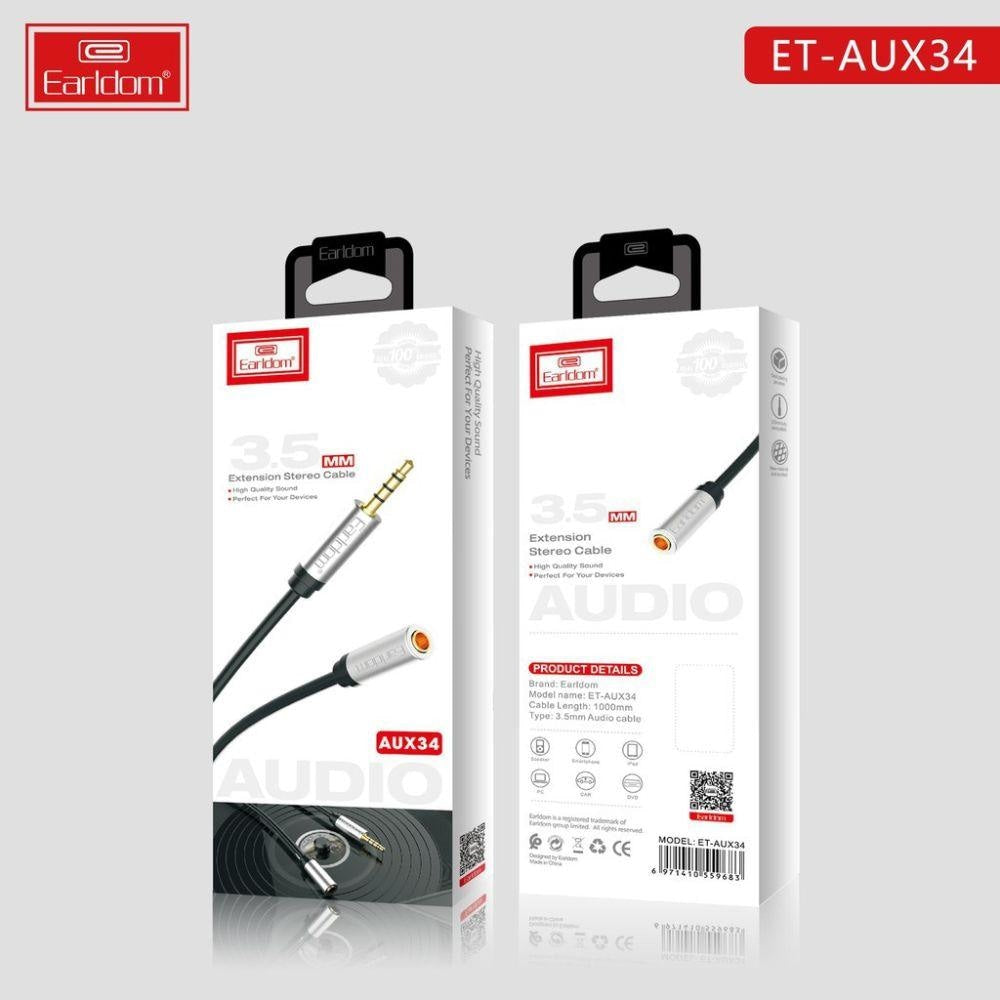 Earldom ET AUX34 Stereo AUX Cable Cables & Chargers
