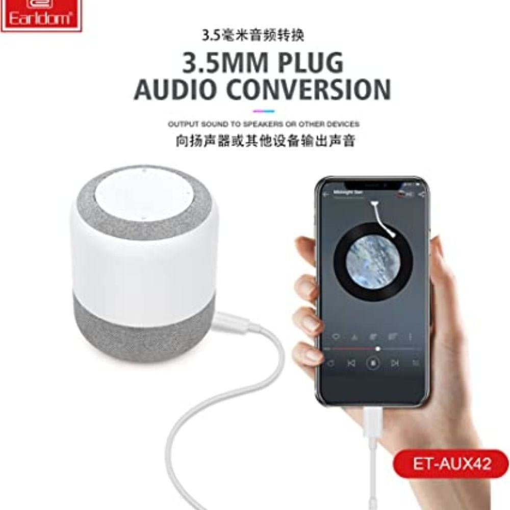 Earldom ET AUX42 Stereo AUX Cable White Cables & Chargers
