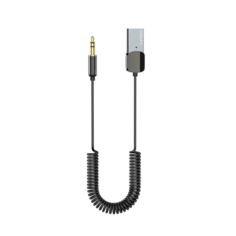 EARLDOM ET M64 Fashionable Design Aluminum Alloy 3.5mm AUX BT5.0 Car Usb