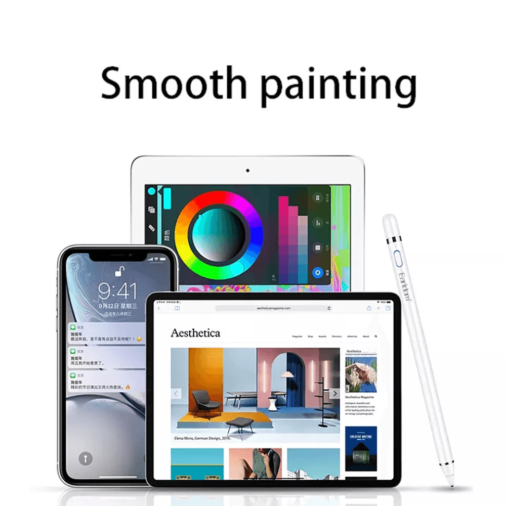 Earldom pro tablet capacitive active stylus touch pen for Apple ipad touch