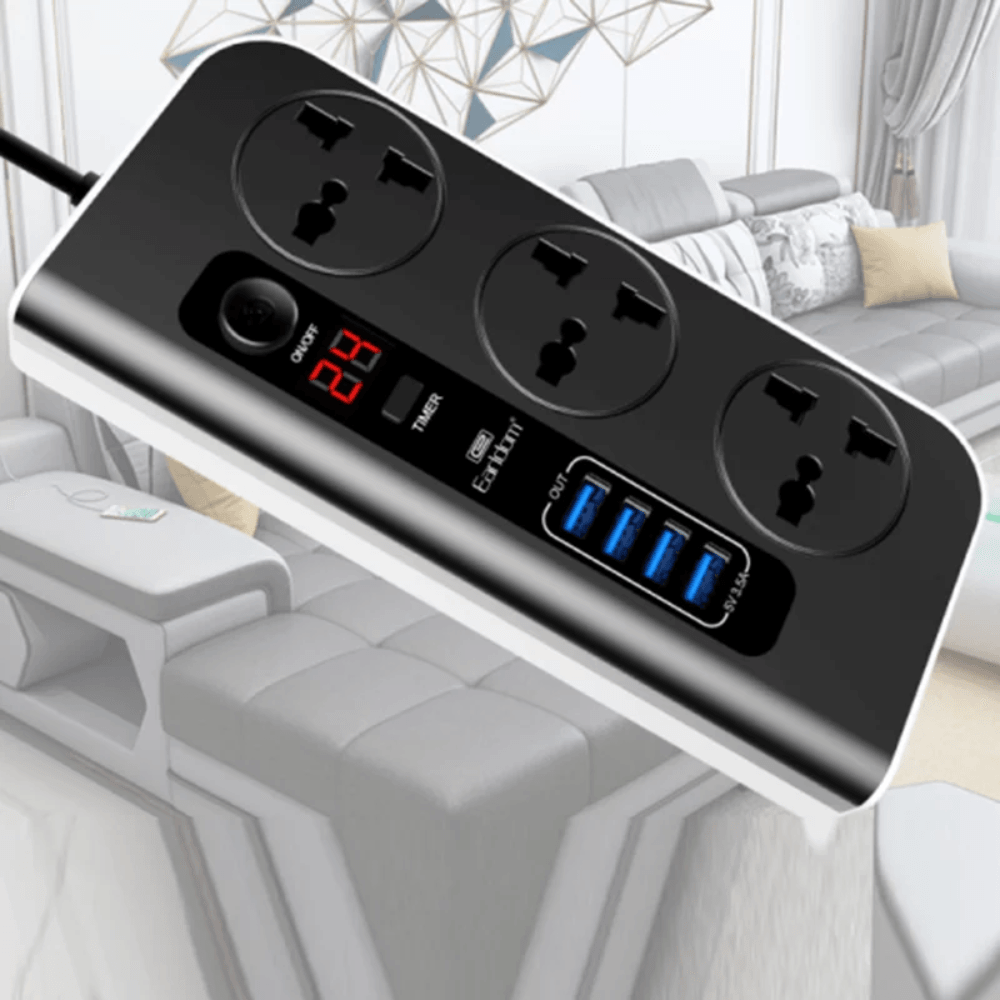 Earldom SC02 Digital Multifunctional Power Sockets Cables & Chargers