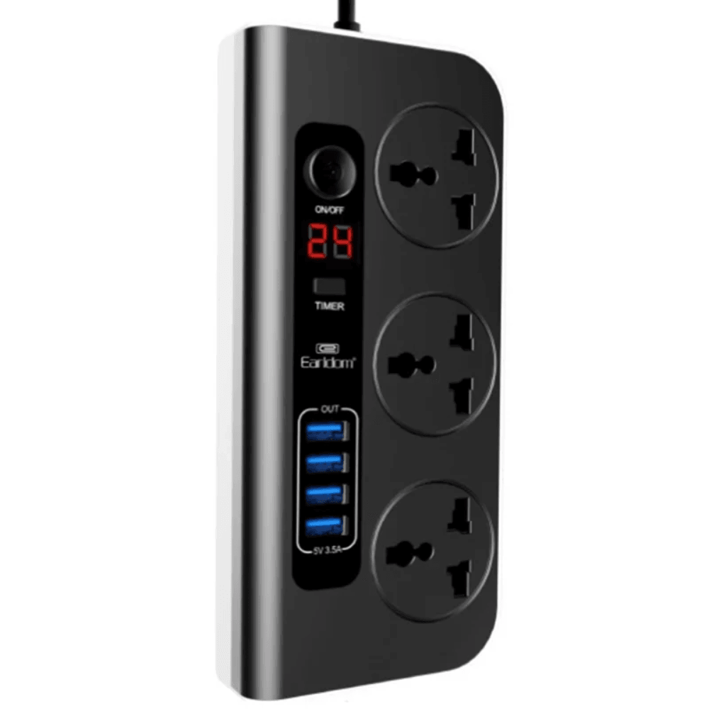 Earldom SC02 Digital Multifunctional Power Sockets Cables & Chargers
