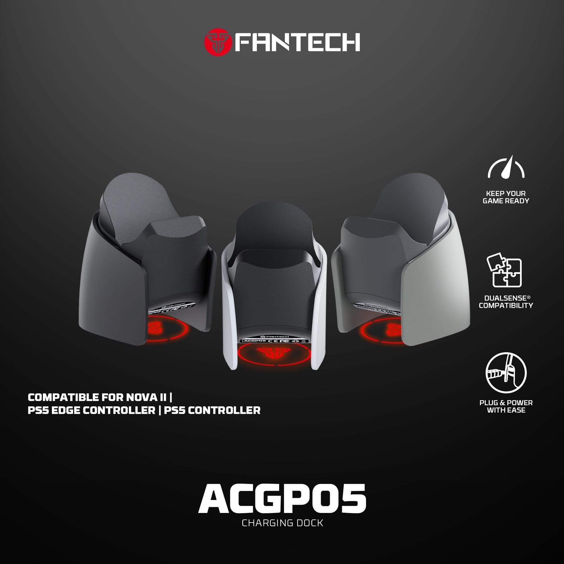 Fantech Acgp05 Charging Dock for Wgp15 - Console | Controller