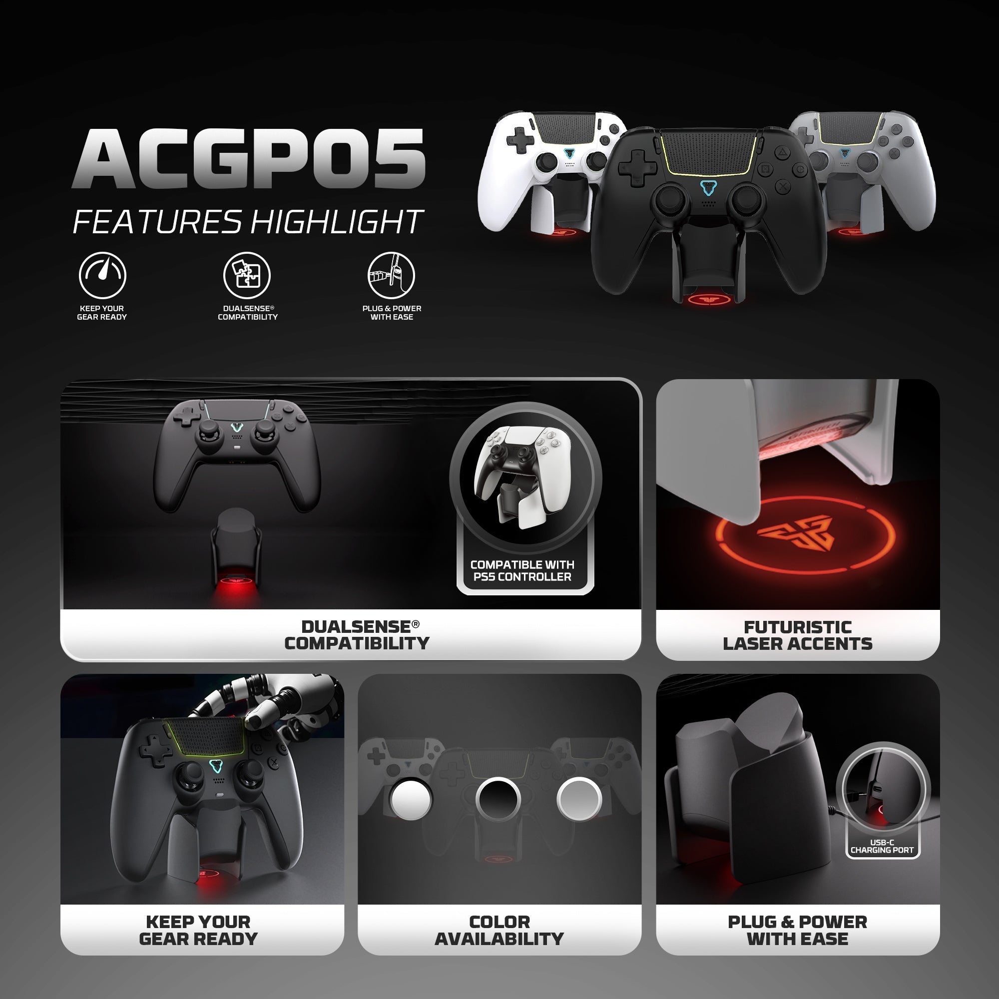 Fantech Acgp05 Charging Dock for Wgp15 - Console | Controller