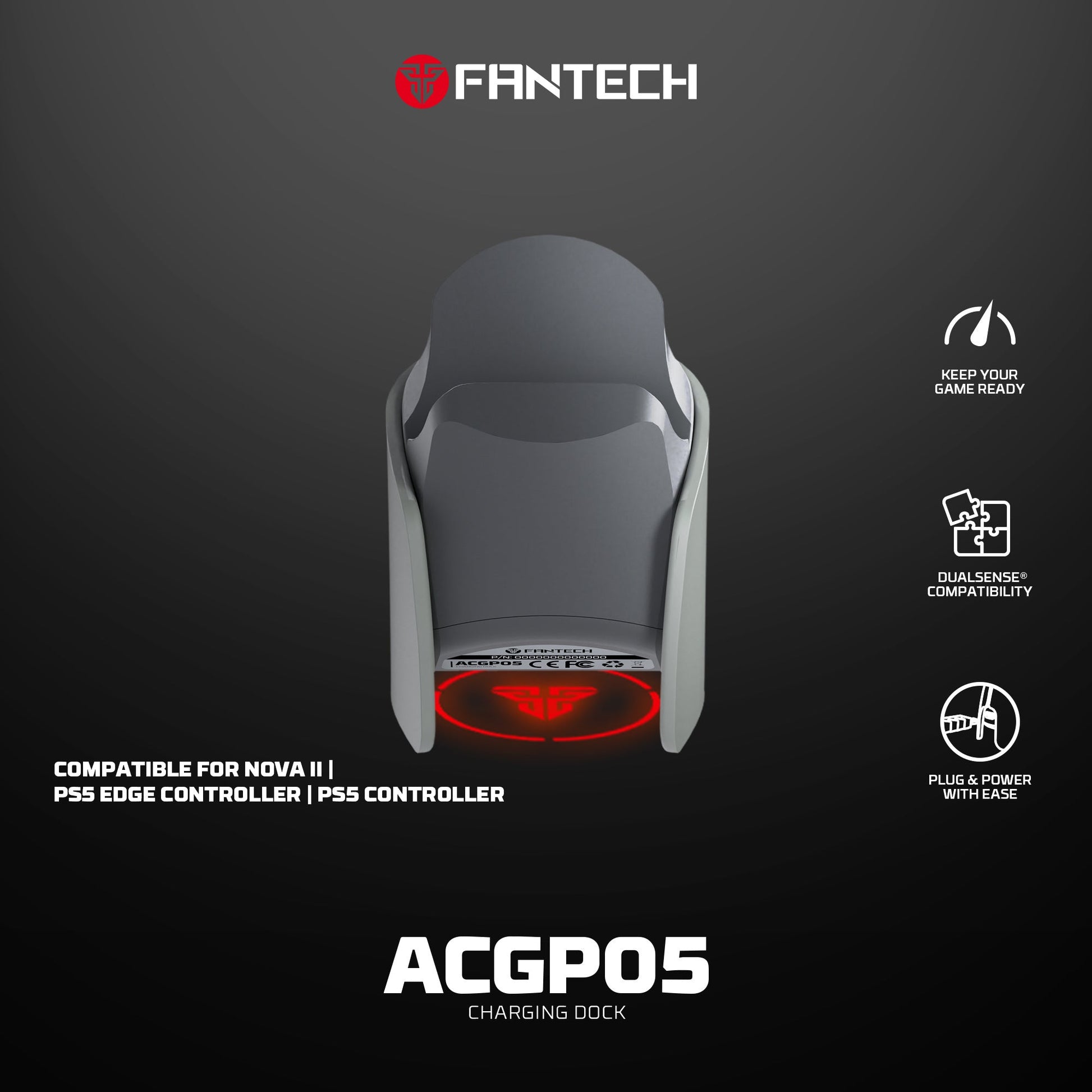 Fantech Acgp05 Charging Dock for Wgp15 - Console | Controller