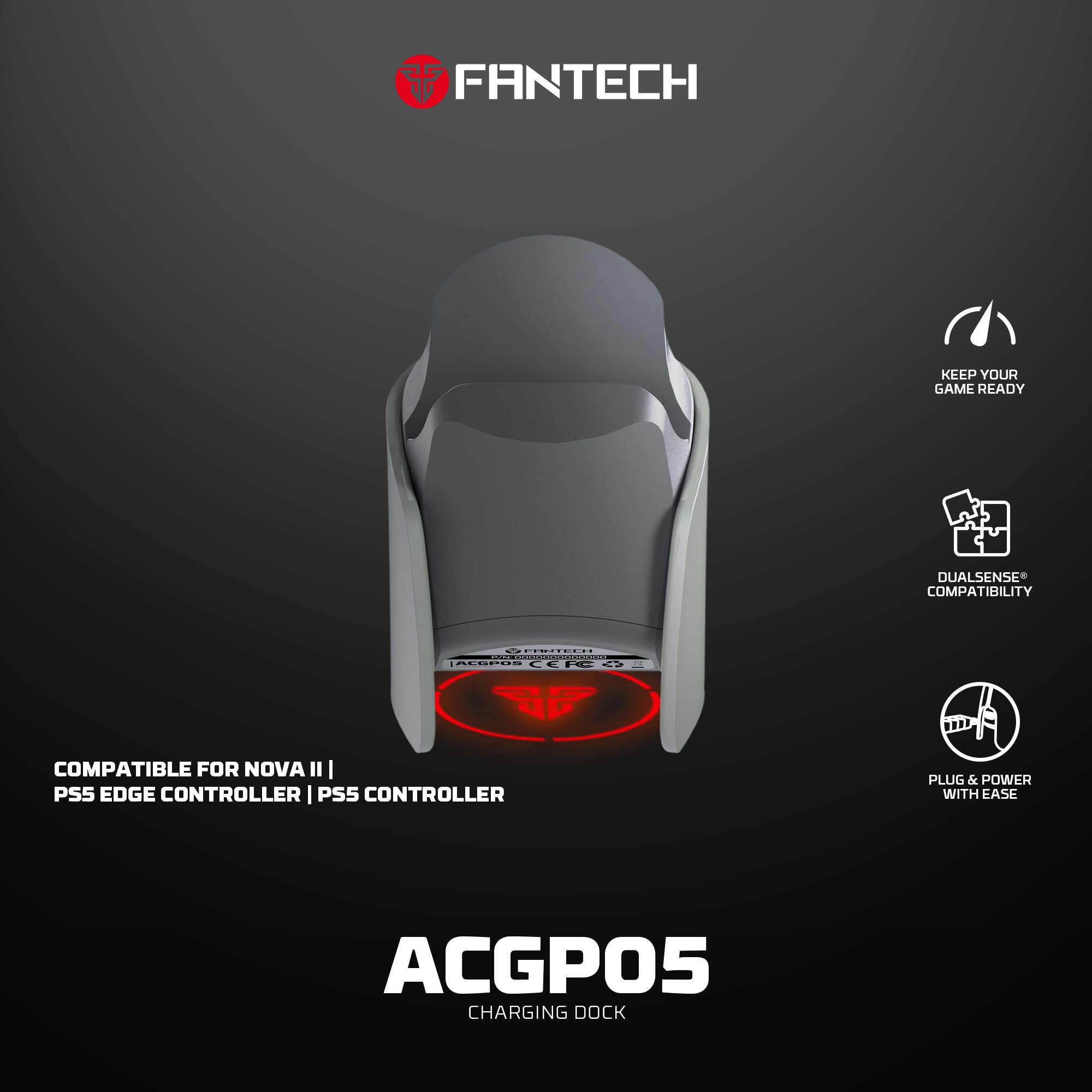 Fantech Acgp05 Charging Dock for Wgp15 - Console | Controller