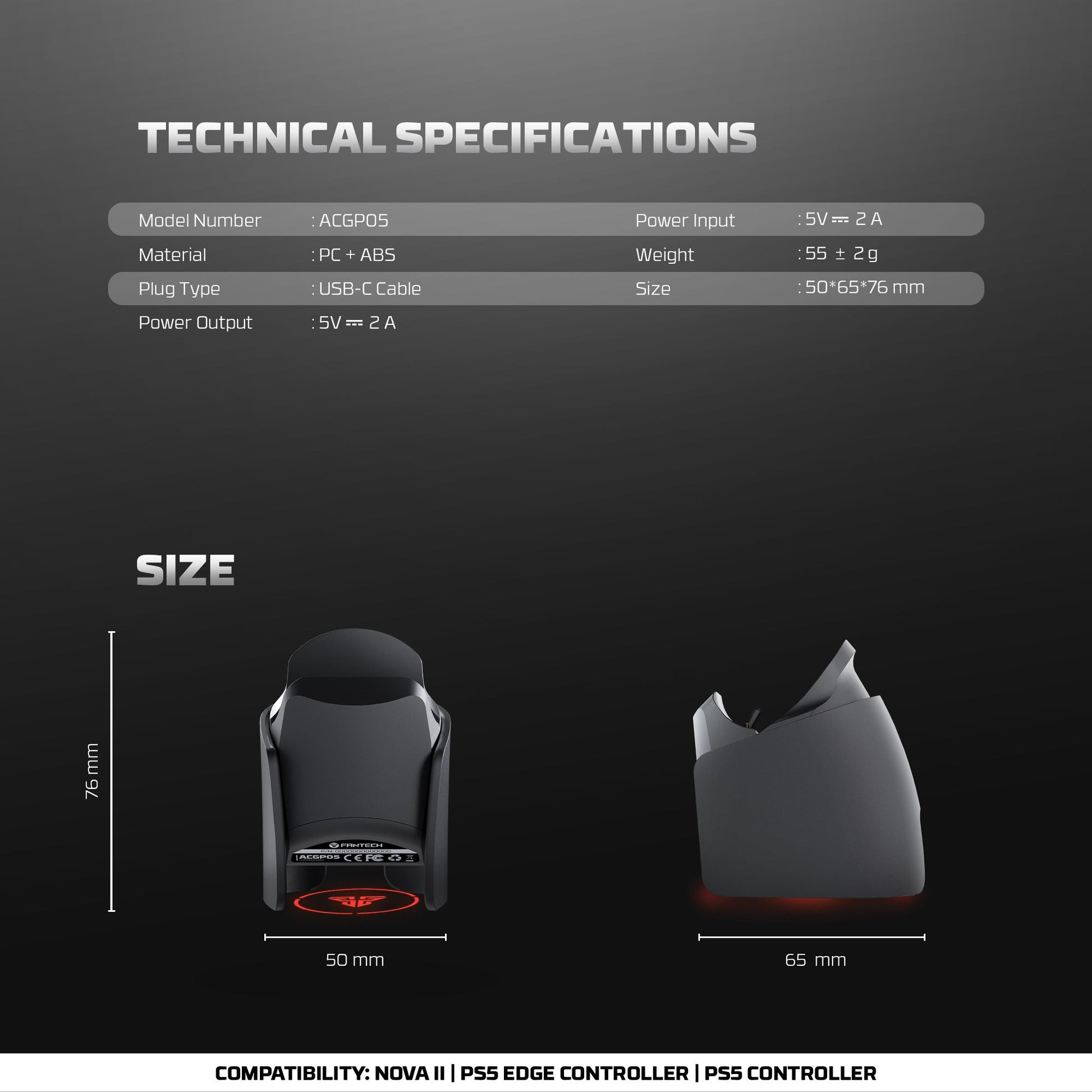 Fantech Acgp05 Charging Dock for Wgp15 - Console | Controller