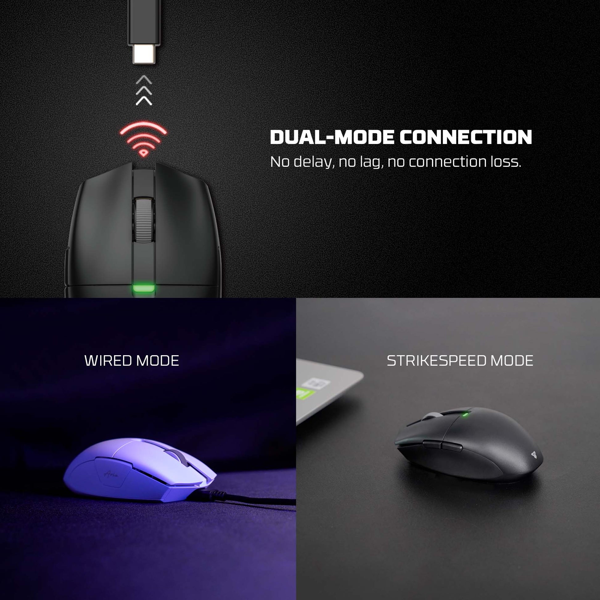 FANTECH ARIA XD7E WIRELESS GAMING MOUSE White Mouse