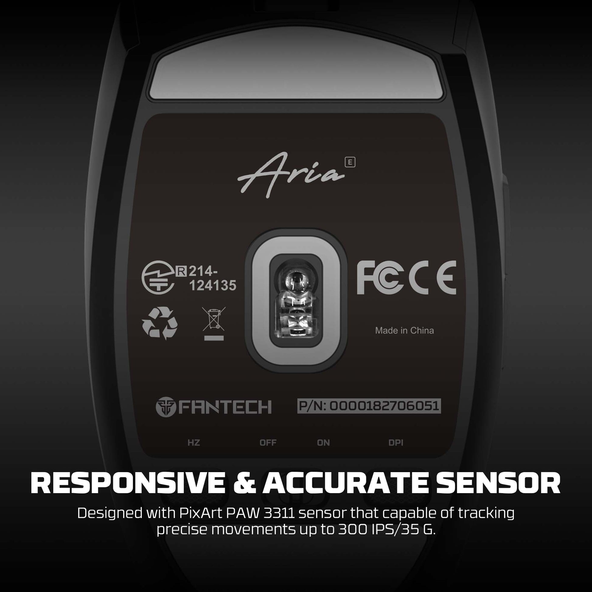 FANTECH ARIA XD7E WIRELESS GAMING MOUSE White Mouse