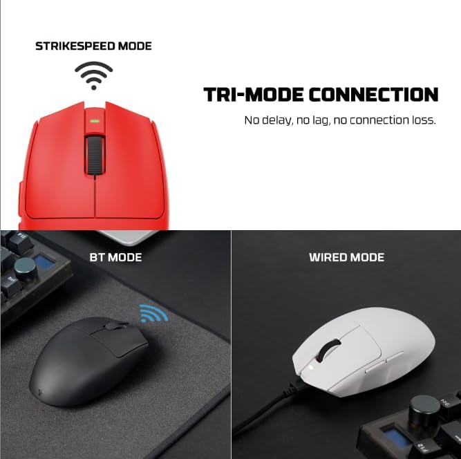 FANTECH ARIA XD7V2 Wireless Gaming Mouse 53g Ultra Lightweight HUANO Switches