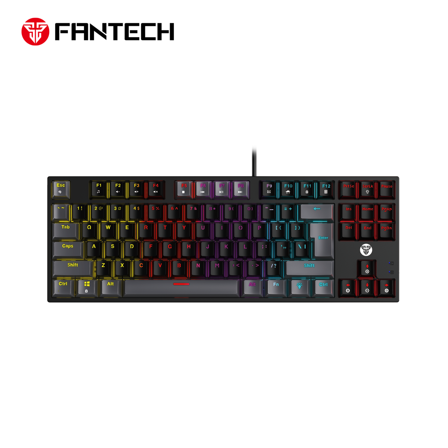 Fantech ATOM TKL MK876v2 Double Injection Keycaps Mechanical Keyboard Keyboard