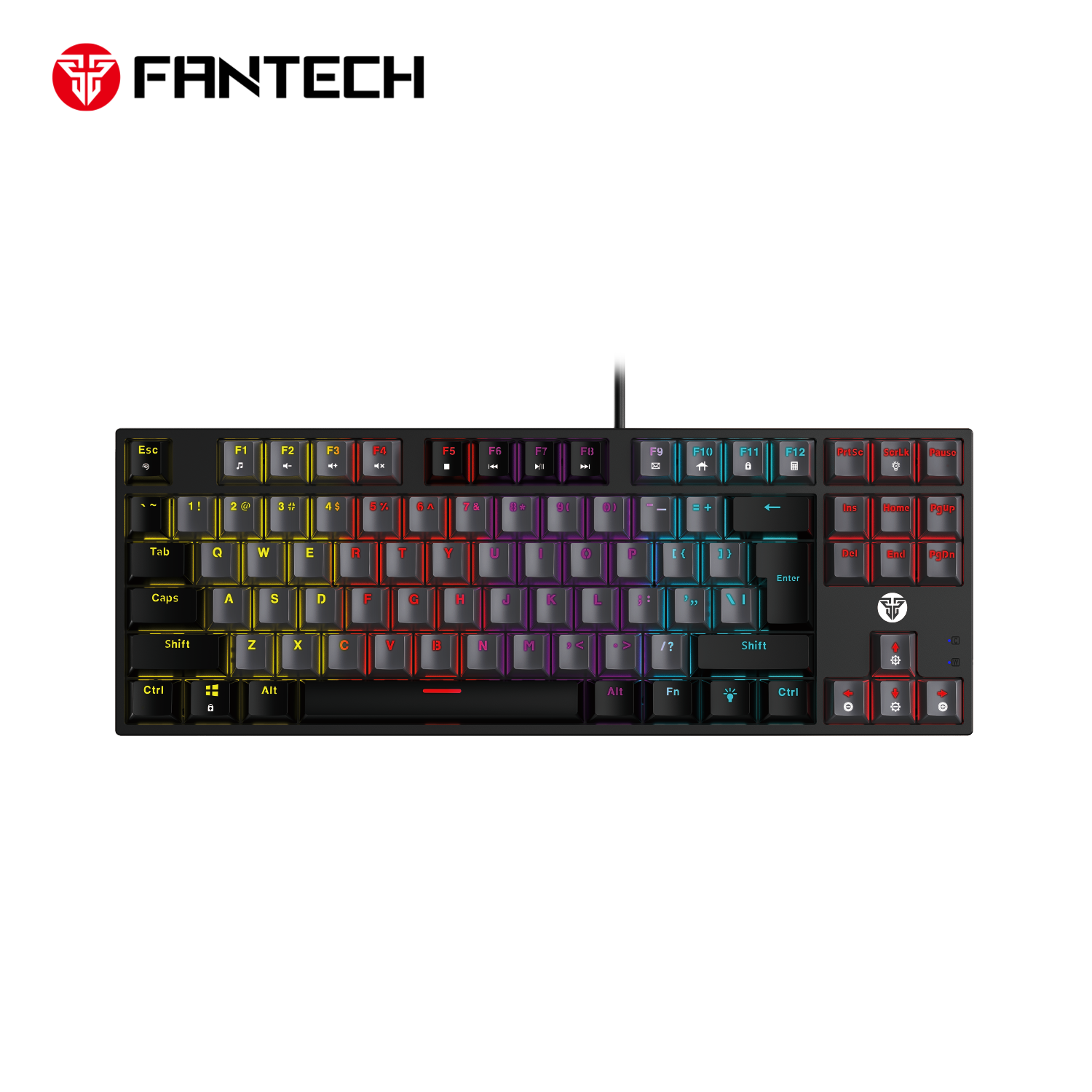 Fantech ATOM TKL MK876v2 Double Injection Keycaps Mechanical Keyboard Keyboard