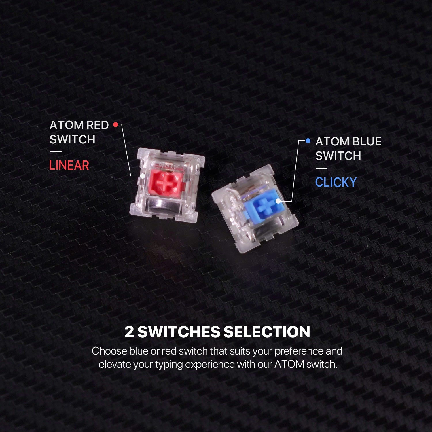 Fantech ATOM TKL MK886v2 104Keycaps Keycaps Mechanical Keyboard Keyboard