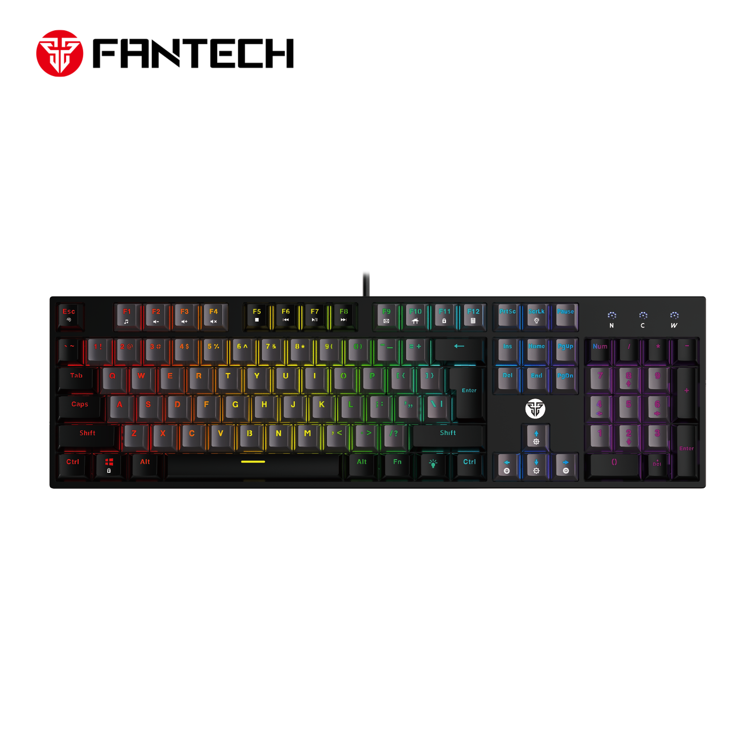 Fantech ATOM TKL MK886v2 104Keycaps Keycaps Mechanical Keyboard Keyboard